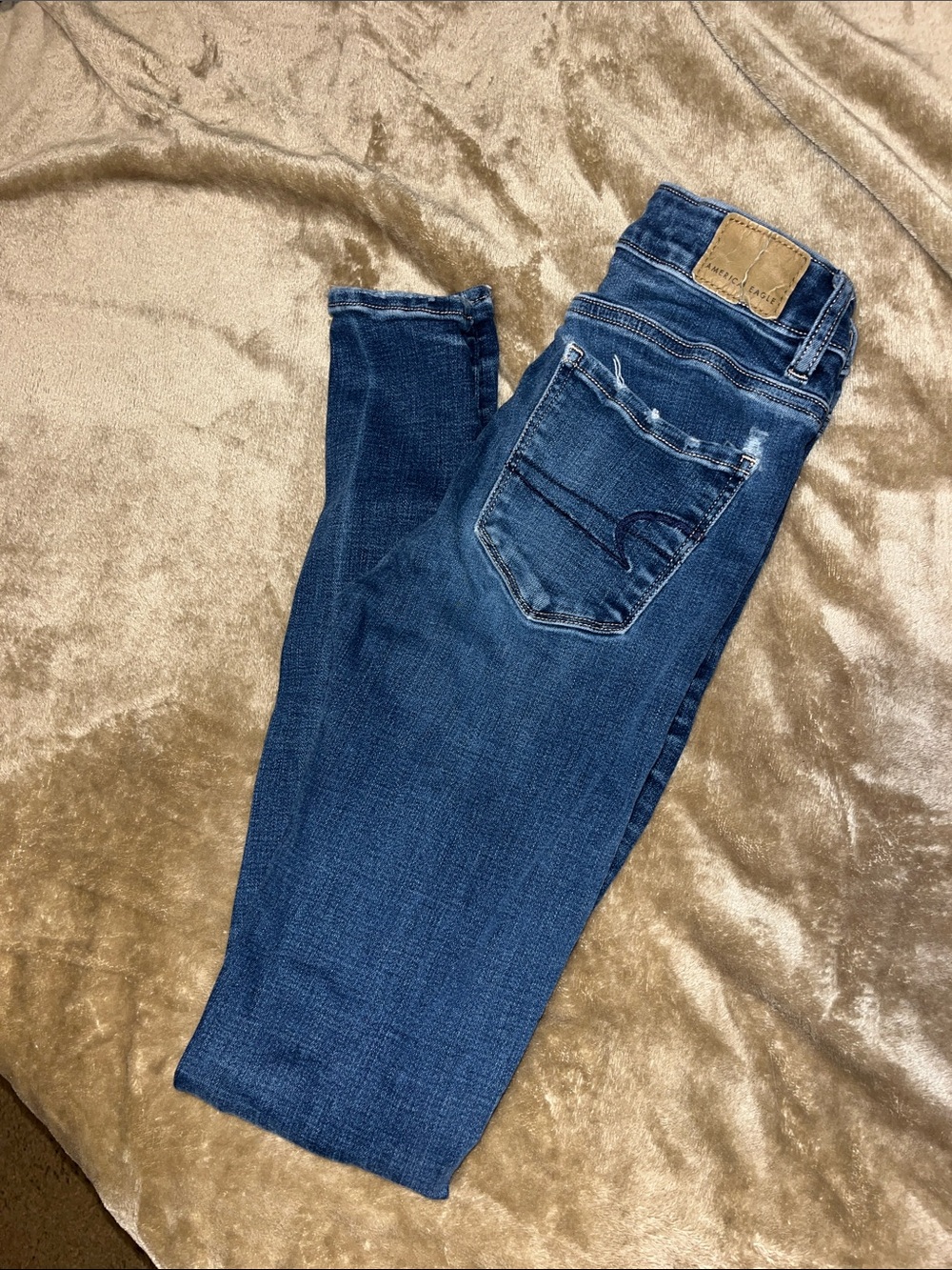 American Eagle Outfitters Dark Blue Skinny Jeans